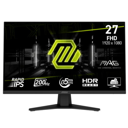 MSI - 27" - IPS - HDMI / DisplayPort - IPS 27in FHD 200hz 0.5ms