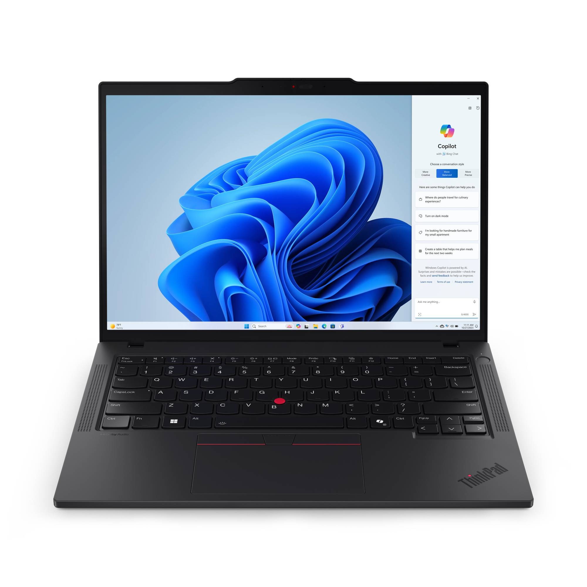 Lenovo ThinkPad T14 Gen 5 - Notebook - 14" - 1920 x 1200 LCD - Intel Core Ultra 5 125U / 4.3 GHz - 16 GB - DDR5 SDRAM - 512 GB SSD - Windows 11 Pro - Black - Spanish - 3-year warranty