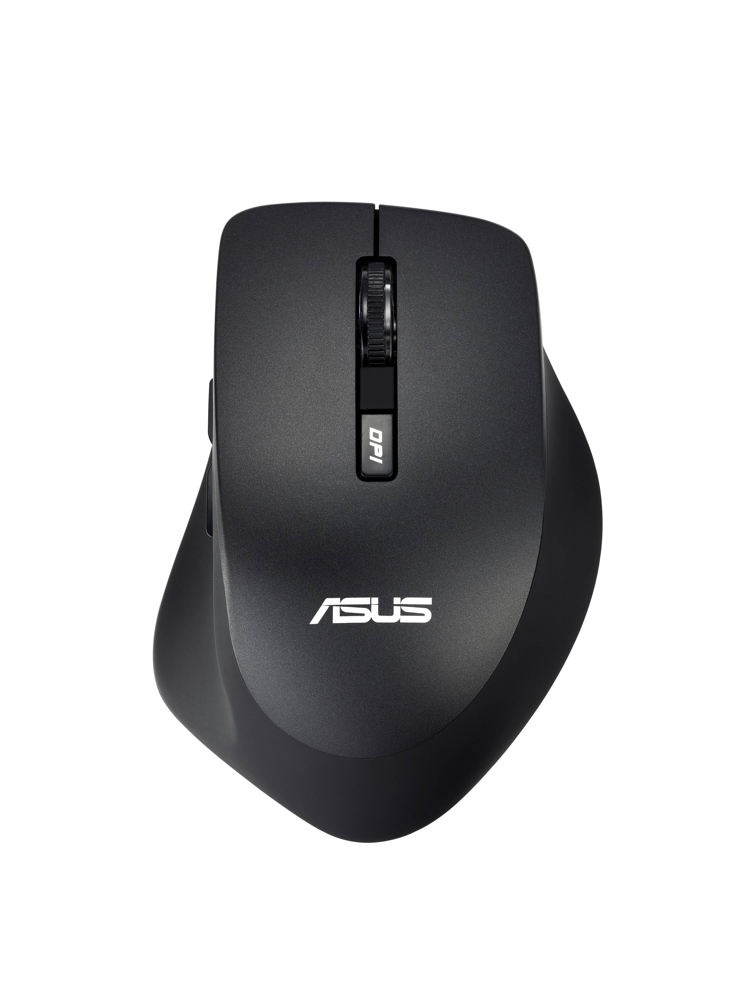 ASUS WT425 - Mouse - right-handed - optical - 6 buttons - wireless - 2.4 GHz - USB wireless receiver - charcoal black - for ASUSPRO ESSENTIAL P2520; ASUSPRO P2420; P2710; VivoBook X540; X751;