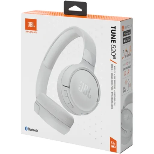 JBL TUNE - Headphones - 520 C Non-TWS White
