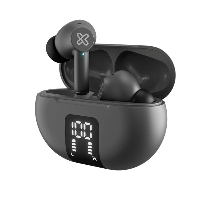 Klip Xtreme - True wireless earphones - Para Phone / Para Portable electronics / Para Tablet - Wireless - 22Hrs ANC White