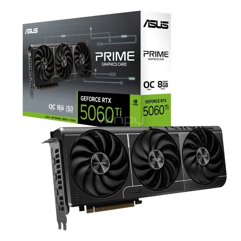 ASUS - T/Video PRIME - RTX-5060TI - O8gb GDDR7 1 HDMI 3 DP