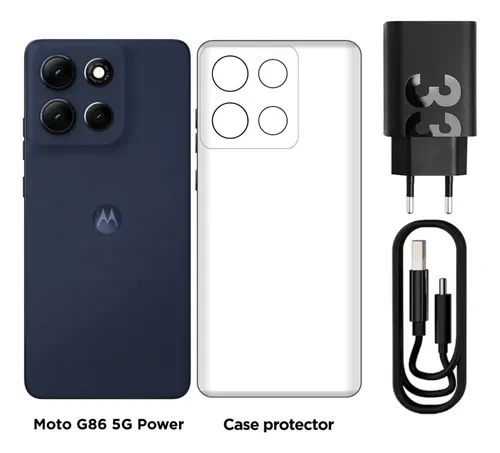 Motorola Moto G86 - Smartphone - Android - 256 GB - Blue - Touch