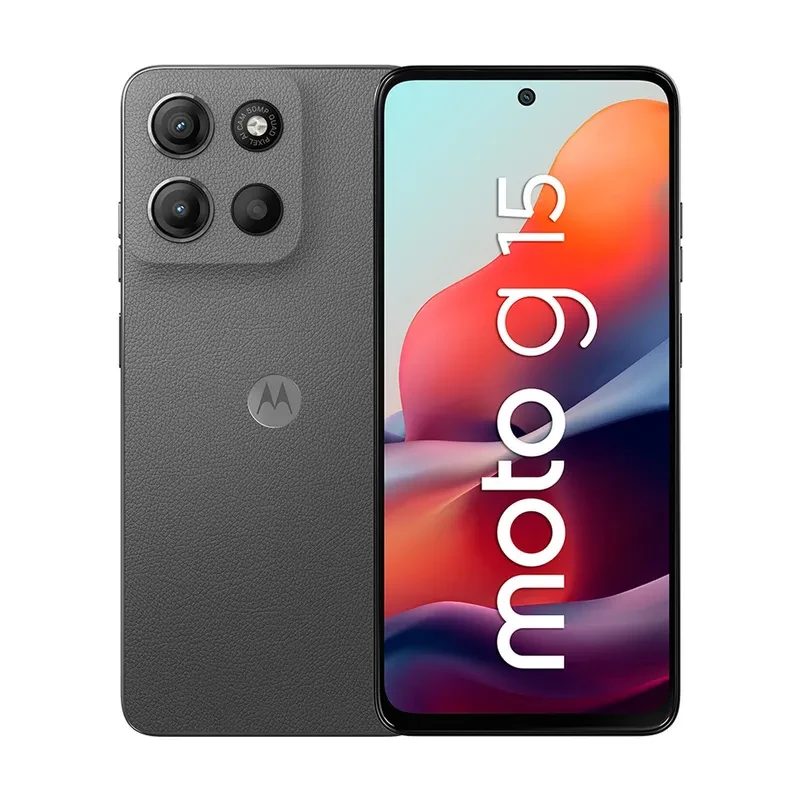 Motorola - 4 GB G15 - Smartphone - 128 GB - Gris
