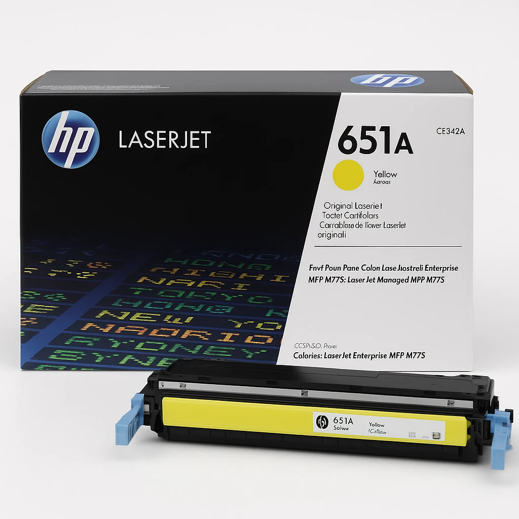 HP 651A - Amarillo - original - LaserJet - cartucho de tóner (CE342A) - para Color LaserJet Enterprise MFP M775; LaserJet Managed MFP M775