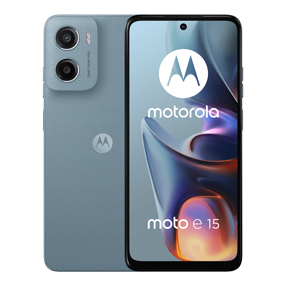 Motorola Moto E15 - Smartphone - Android - Blue - Touch - PB6U0005CL