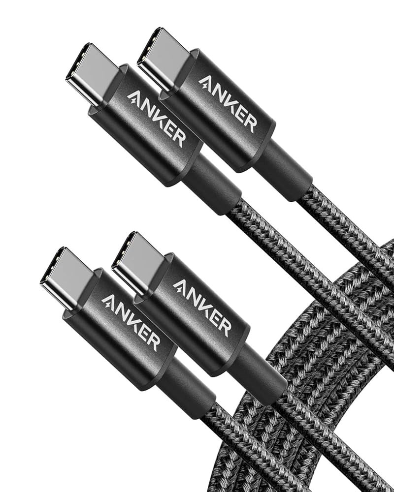 Anker - Charge/Sync cable - New Nylon USB-C to USB-C 2.0 C