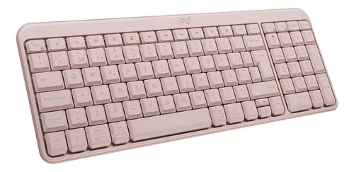 Logitech - Keyboard - Bluetooth - Rose - K250