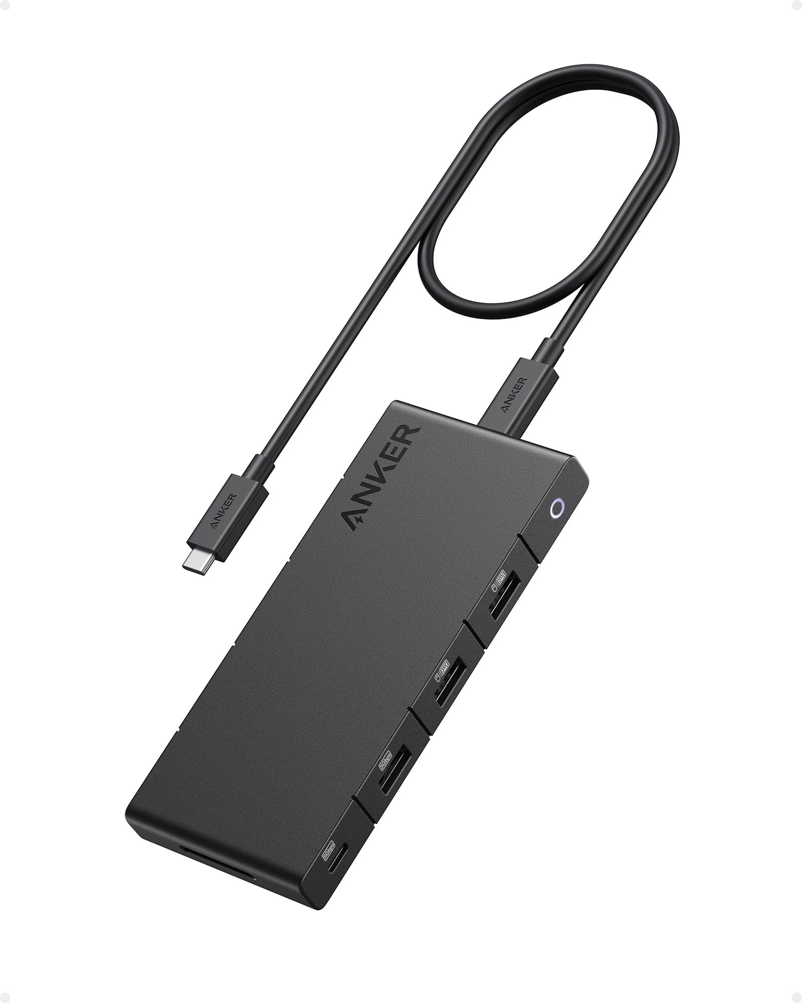 Anker - USB-C Hub (10-in-1 Dual displa