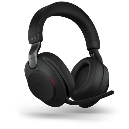 Jabra Evolve2 85 MS Stereo - Auricular - tamaño completo - Bluetooth - inalámbrico, cableado - cancelación de sonido activo - conector de 3,5 mm - aislamiento de ruido - negro - Certificado p